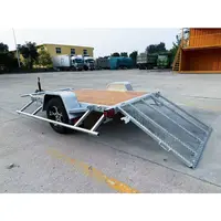 Utility wooden board trailer