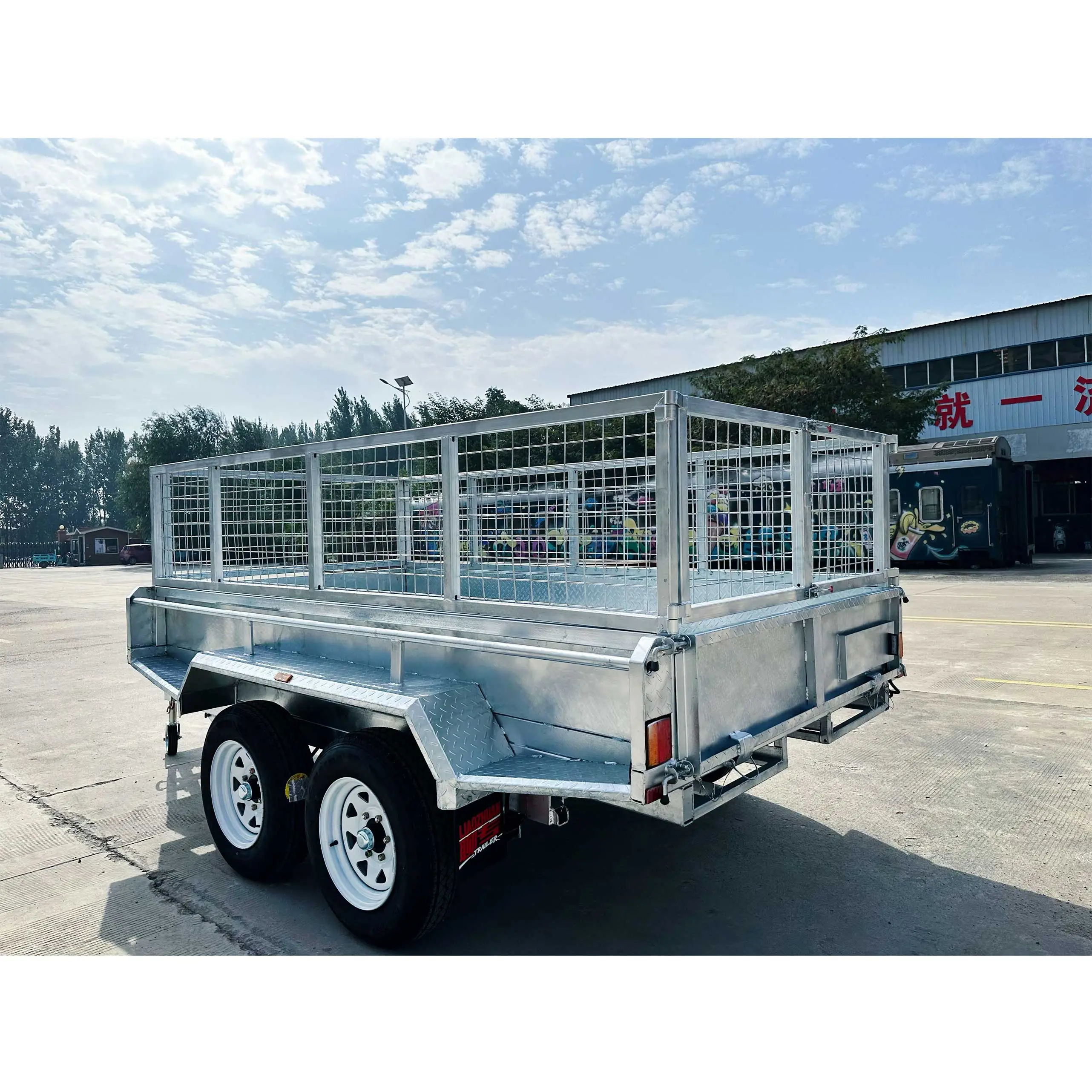 10x5 Hydraulic Tipper Galvanised Box Trailer 3200kg ATM (Electric Brake)