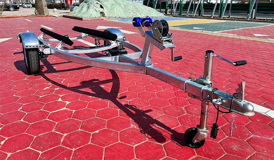 Alloy yacht trailer