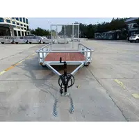 Utility wooden board trailer