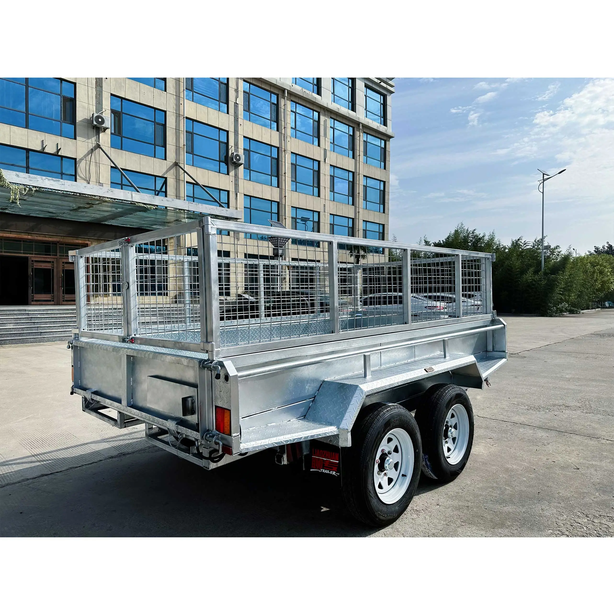 10x5 Hydraulic Tipper Galvanised Box Trailer 3200kg ATM (Electric Brake)