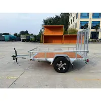 Utility wooden board trailer