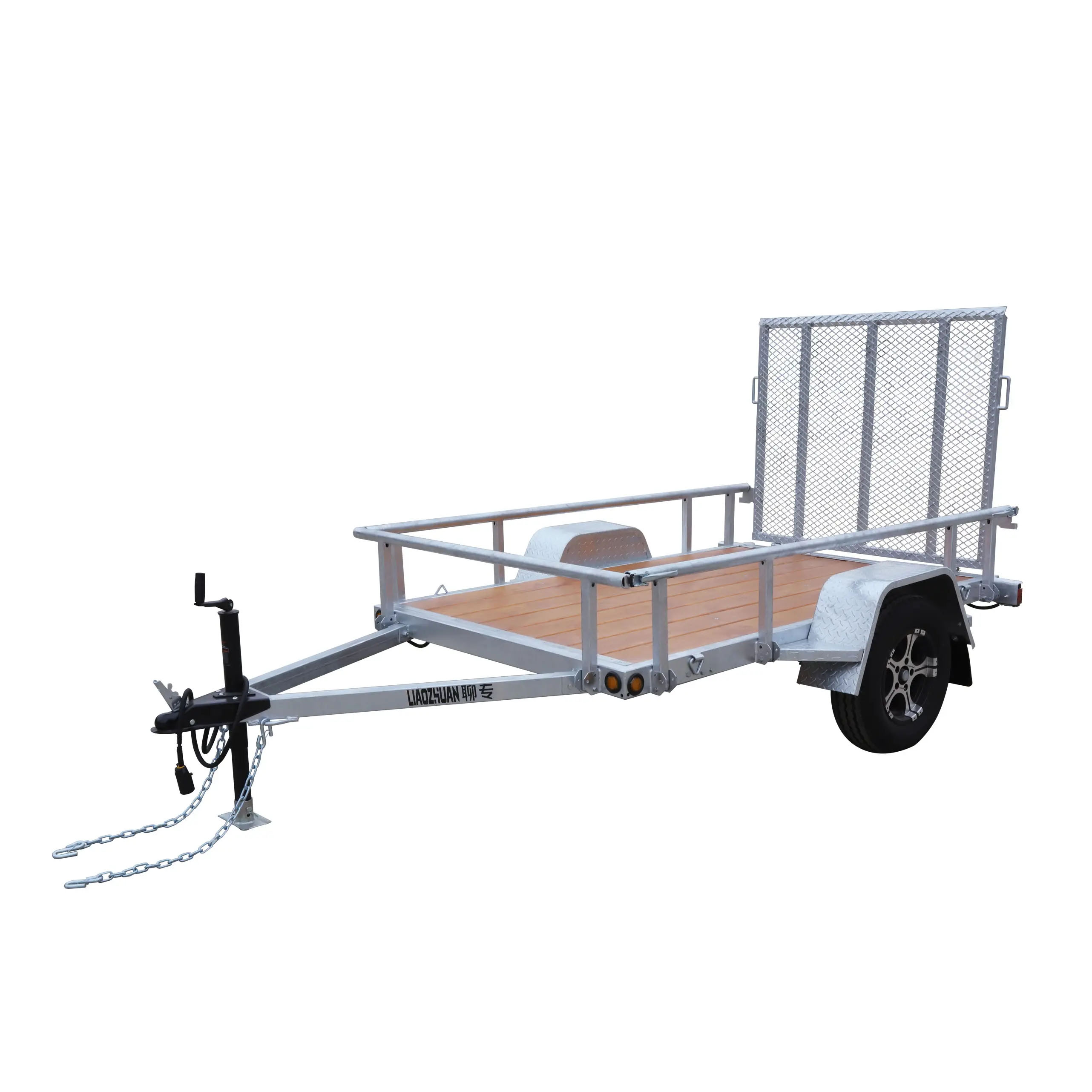 Utility wooden board trailer
