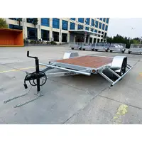 Utility wooden board trailer