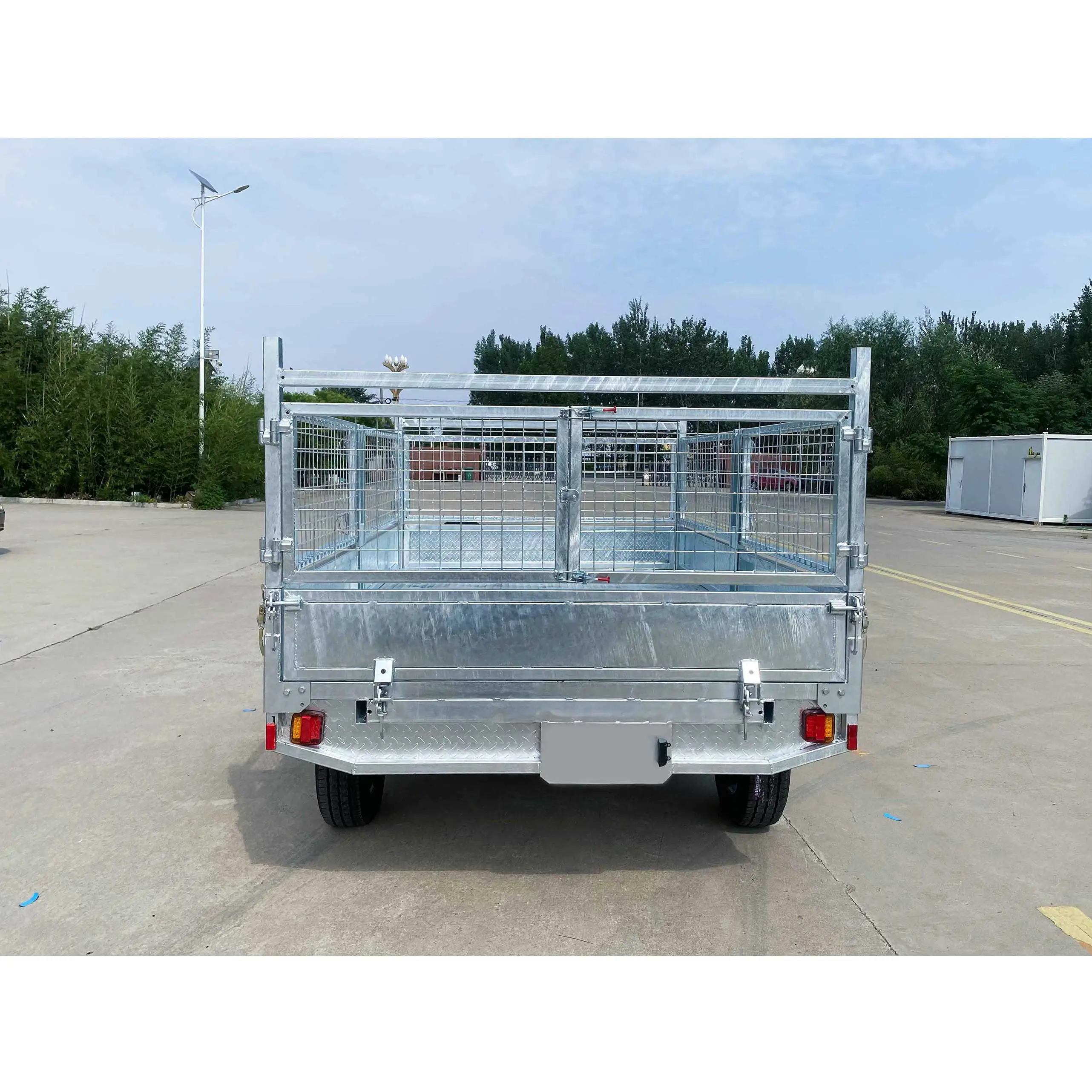 10×6 Double-axis dump cage trailer