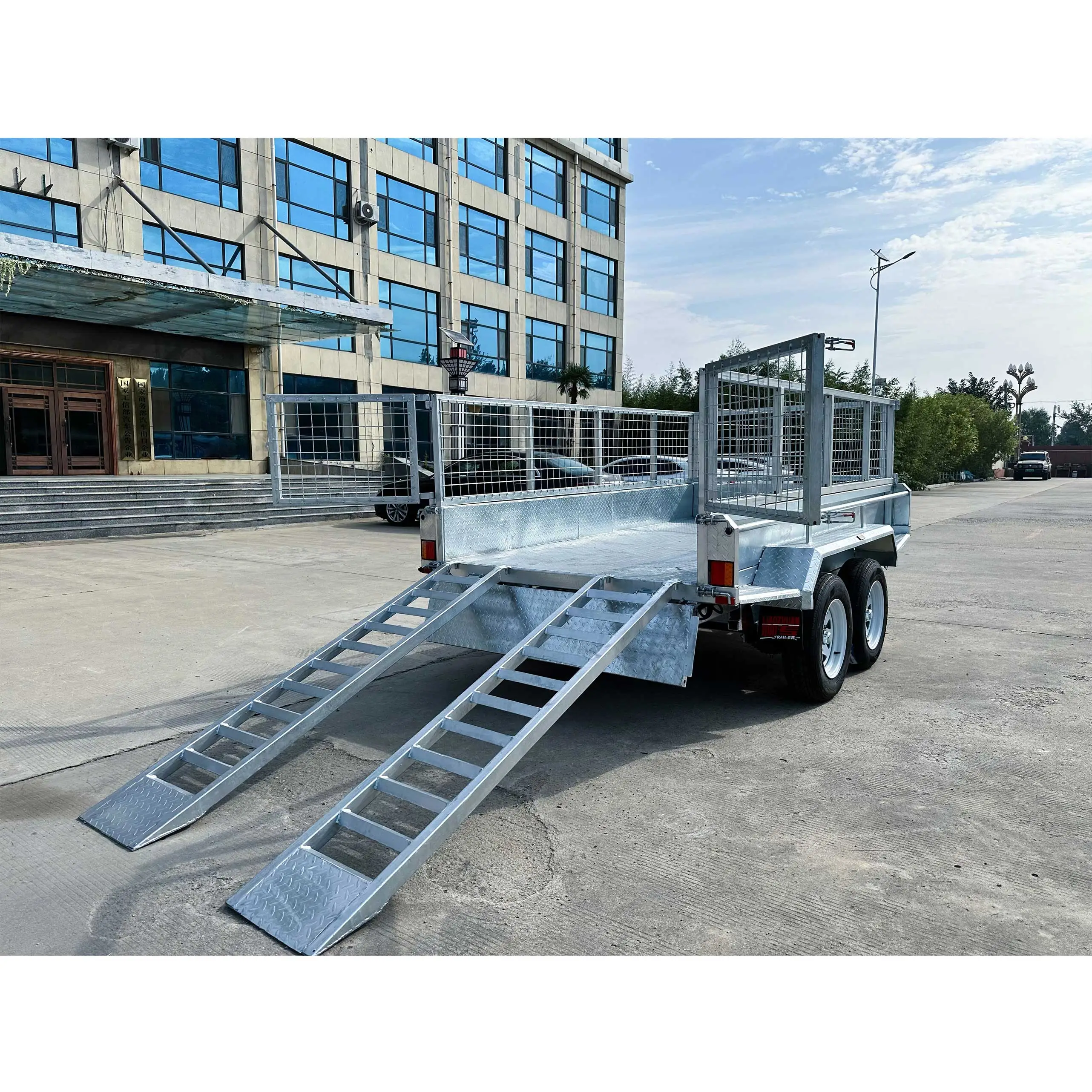 10x5 Hydraulic Tipper Galvanised Box Trailer 3200kg ATM (Electric Brake)