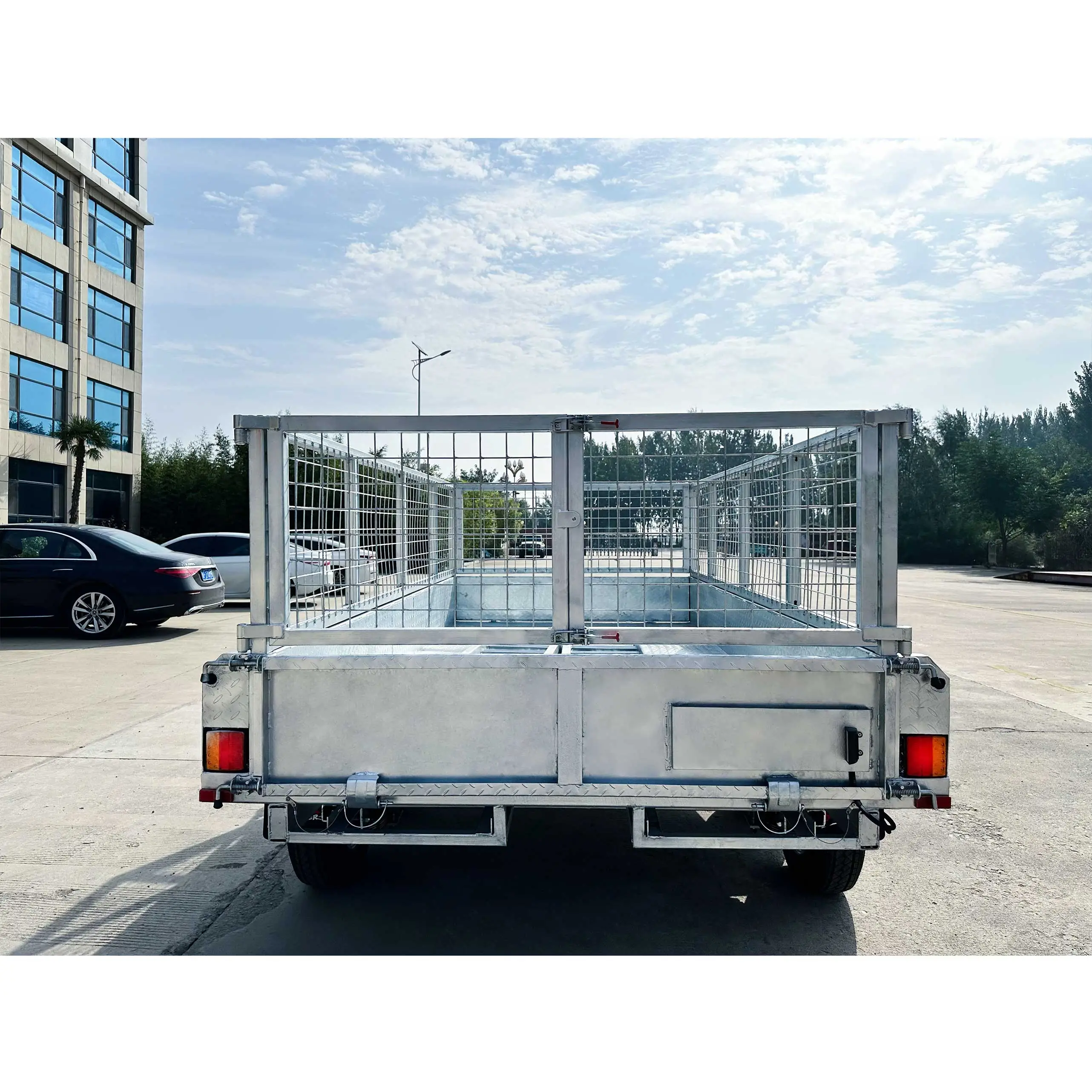 10x5 Hydraulic Tipper Galvanised Box Trailer 3200kg ATM (Electric Brake)