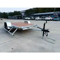Utility wooden board trailer