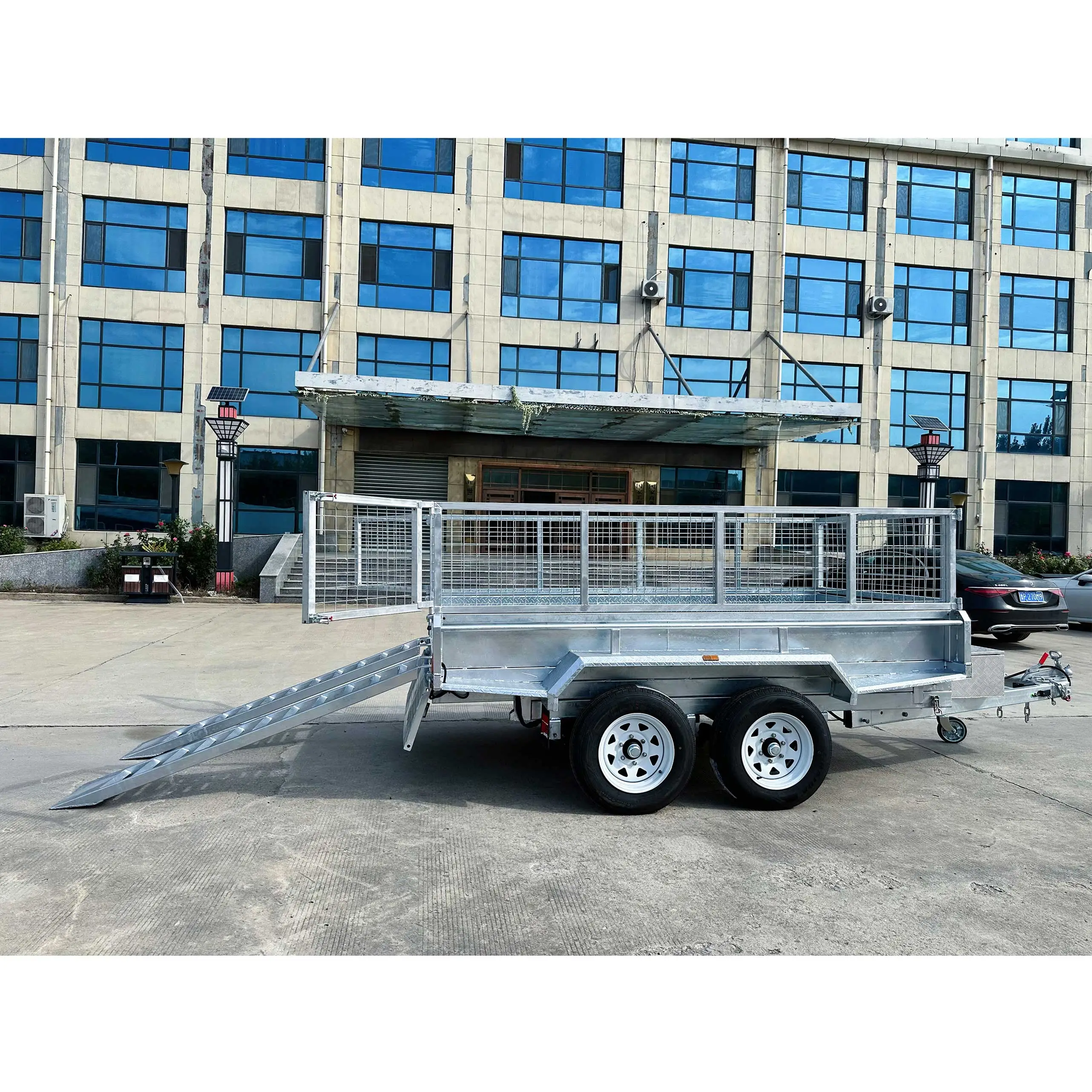 10x5 Hydraulic Tipper Galvanised Box Trailer 3200kg ATM (Electric Brake)